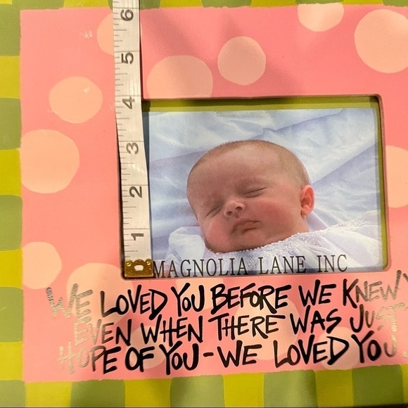 Frame Baby Toddler Infant Child Kid Pink Green Ultrasound - Picture 5 of 8